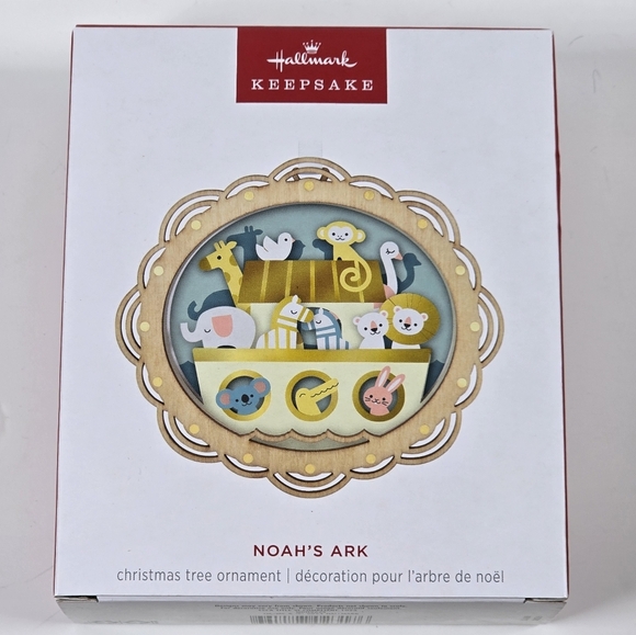Hallmark Keepsake 2024 Noahs Ark Papercraft Ornament Nwt - Picture 1 of 5